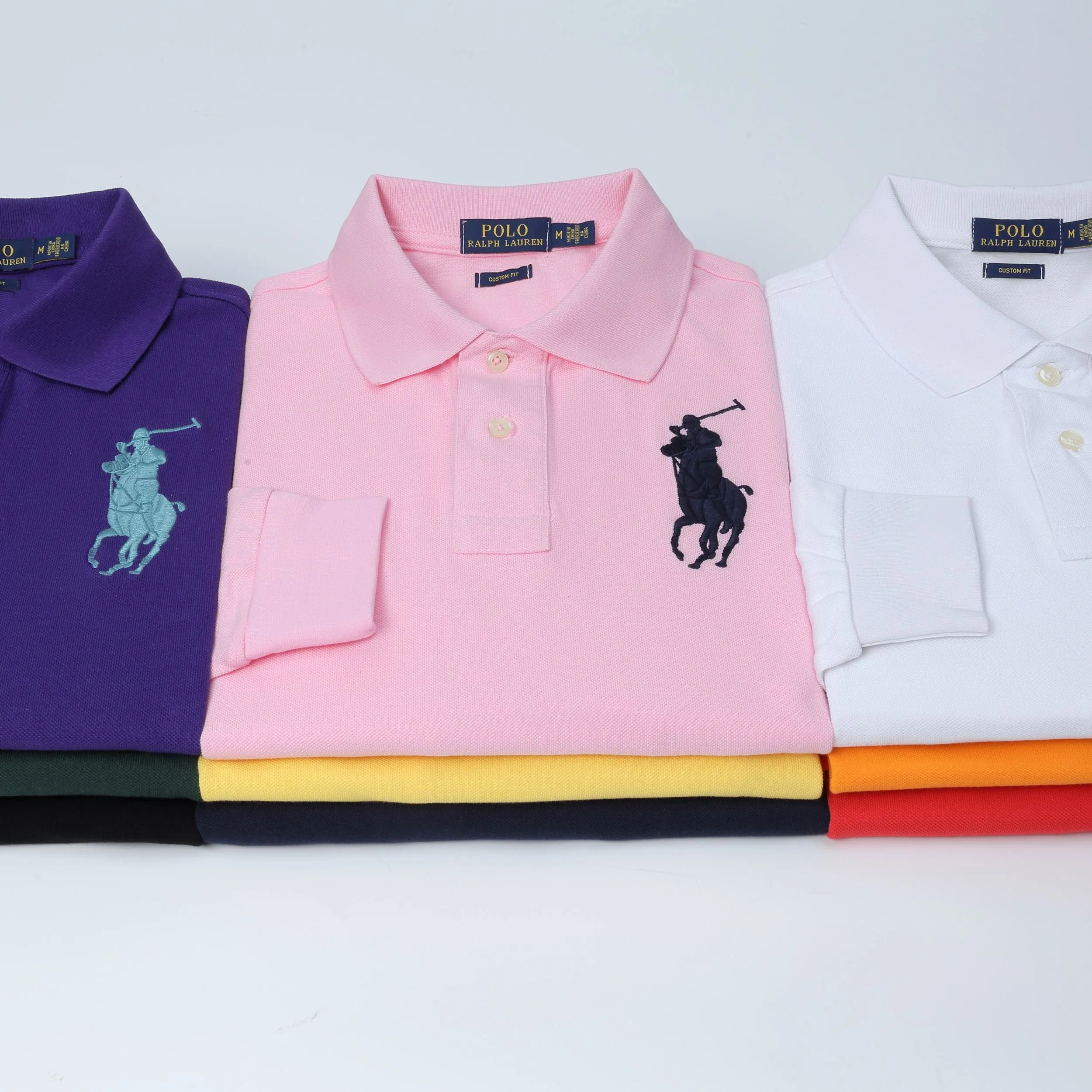 P190 Ralph Lauren polo pony logo long-sleeved polo shirt Item number: 9920 Color chart